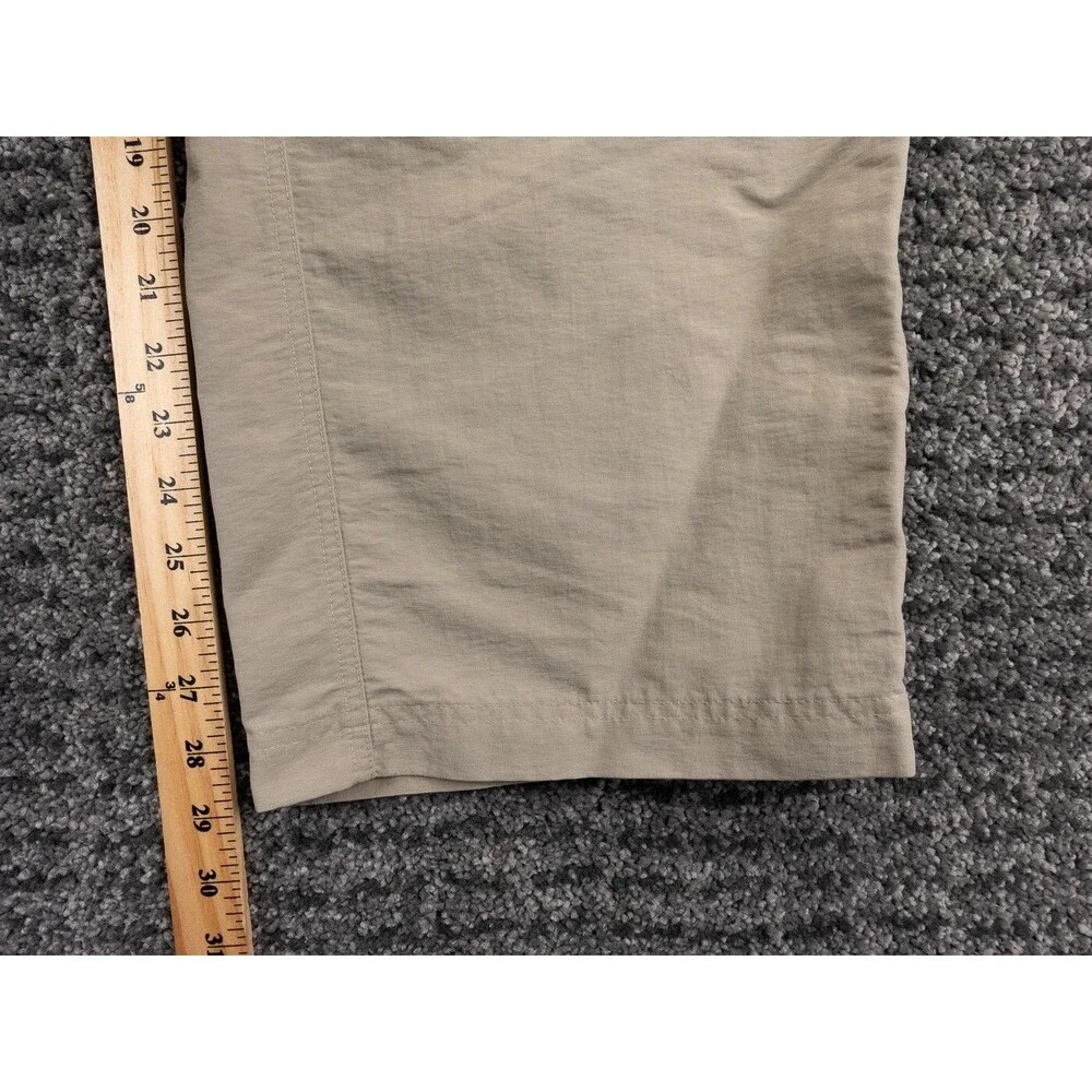 The North Face Convertible Cargo Pants Mens 2XL Beige Belted Flex Waist Gorpcore